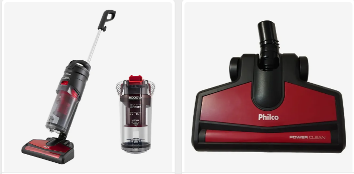 Melhor ASPIRADOR de Pó Vertical 2026: Top 7 - Review e COMPARATIVOS 6 Aspirador de Po Vertical Philco Power Clean PAS4000V