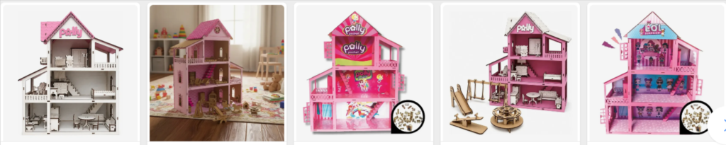 Melhor CASA de Boneca INFANTIL: Guia 2026 - TOP 6 3 Casinha Polly Pocket em MDF com Moveis