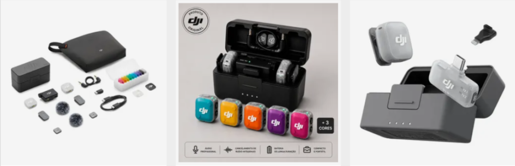 Top 5 Melhores MICROFONES de Lapela 2026: Análise, Guia e Comparativos COMPLETOS 3 DJI Mic Mini