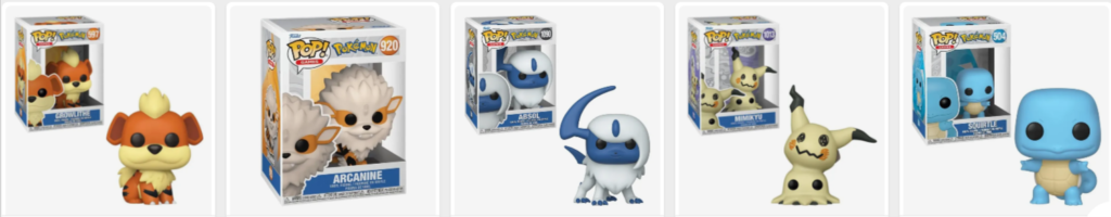 Funko Pop Games e Pokemon