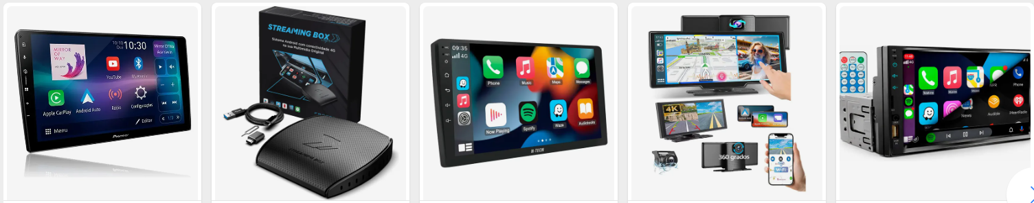 Multimídia Automotiva Android Auto
