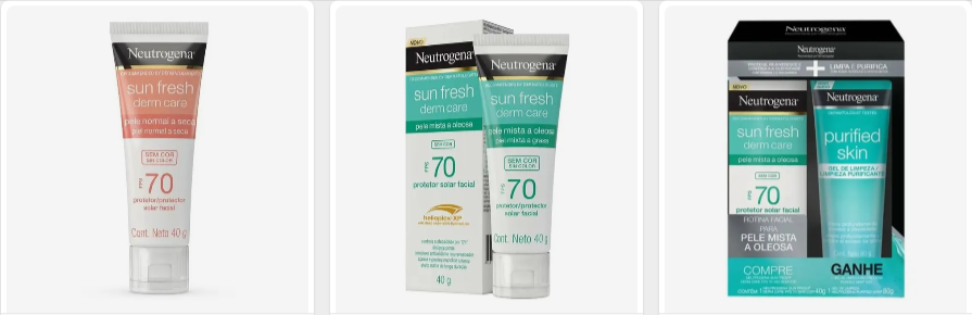 Neutrogena Sun Fresh Derm Care FPS 70